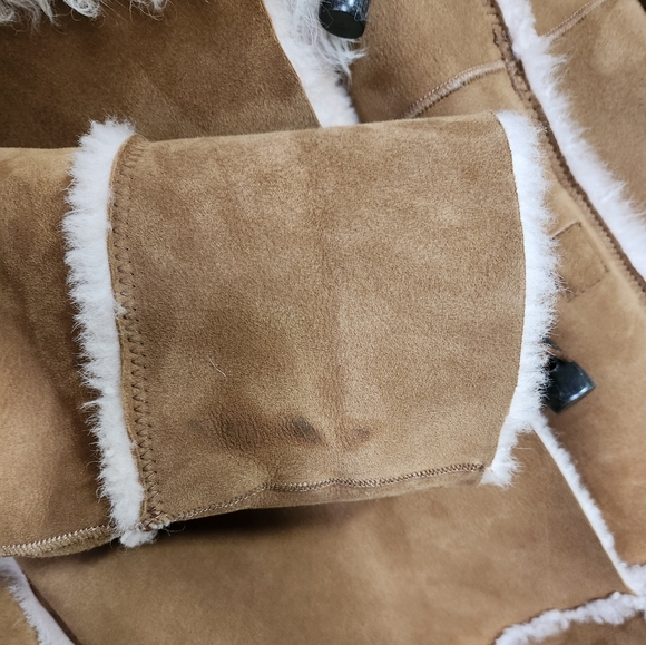 Sundance Gwyneth Shearling Suede Coat - Picture 12 of 12